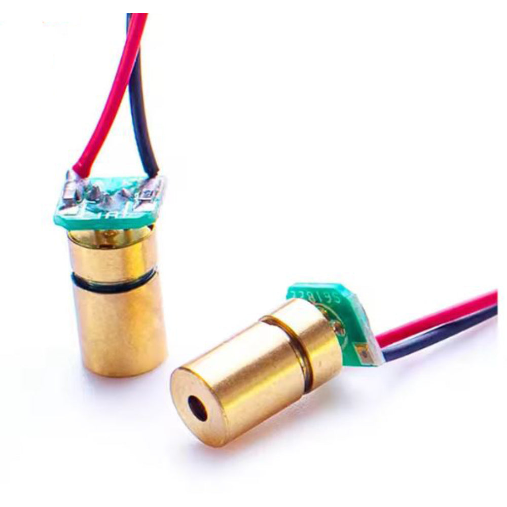 650nm Red Dot 6mm base 3.3V DC Plastic Lens Industrial grade