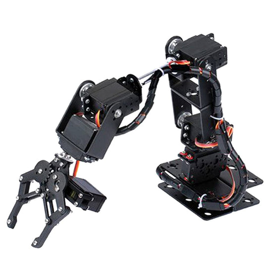 6DOF Metal Robot Arm with Mechanical Clamp Claw Without Servo