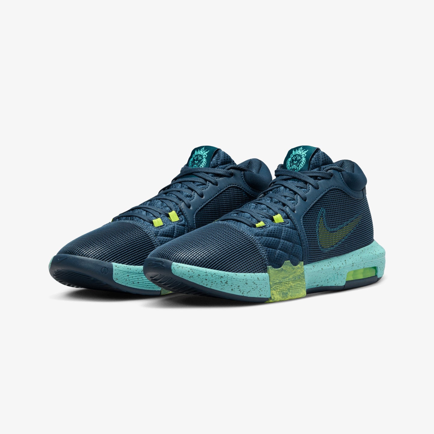 Nike | LEBRON WITNESS 8 EP { ARMORY NAVY/CYBER-GREEN FROST-BICOASTAL