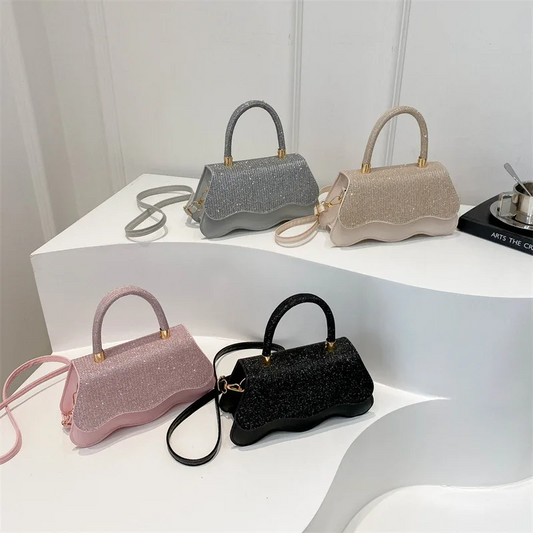 Glam Glitter Wave Mini Handbag