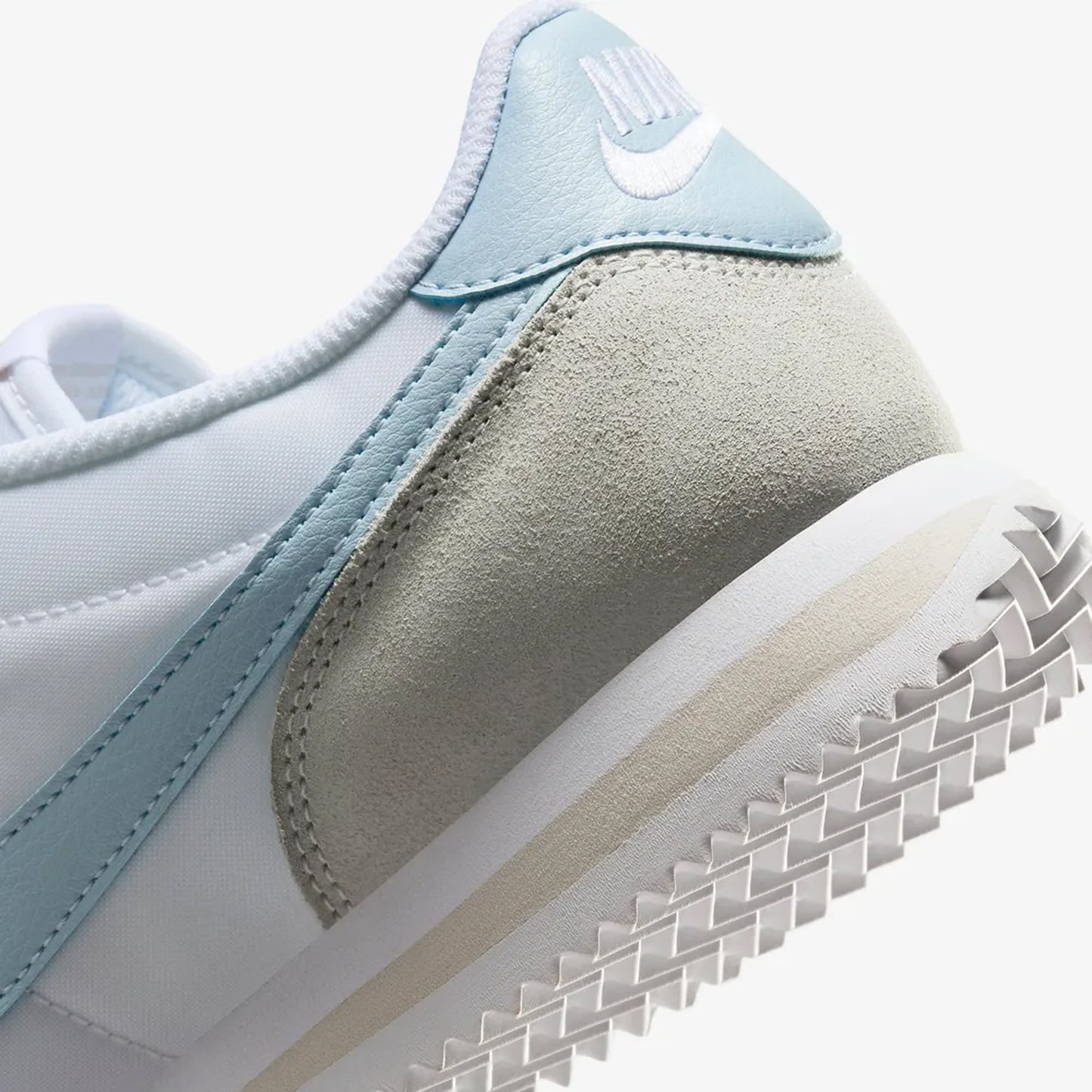 Nike | CORTEZ { WHITE/LT ARMORY BLUE-LT OREWOOD BRN