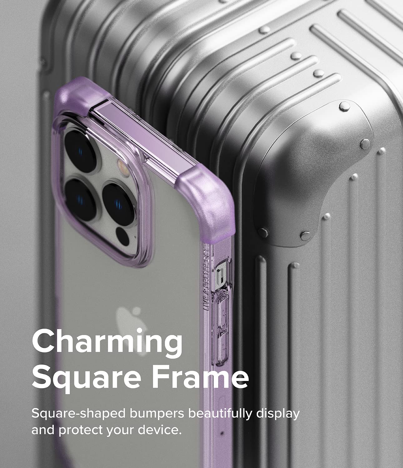 (Refurbished) Apple iPhone 14 pro Fusion Bumper - Clear Purple