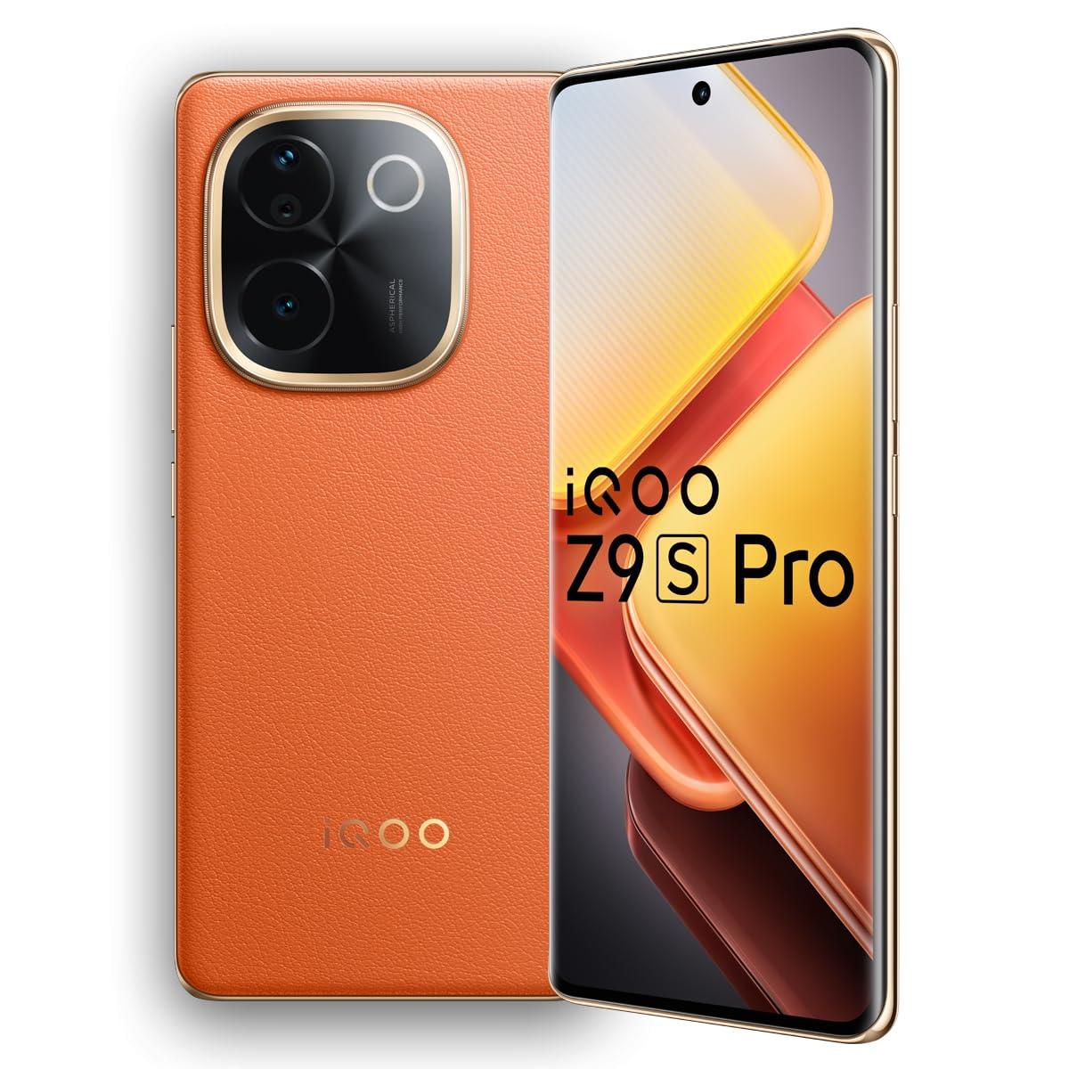 iQOO Z9s Pro 5G (Flamboyant Orange, 8GB RAM, 256GB Storage) Refurbished