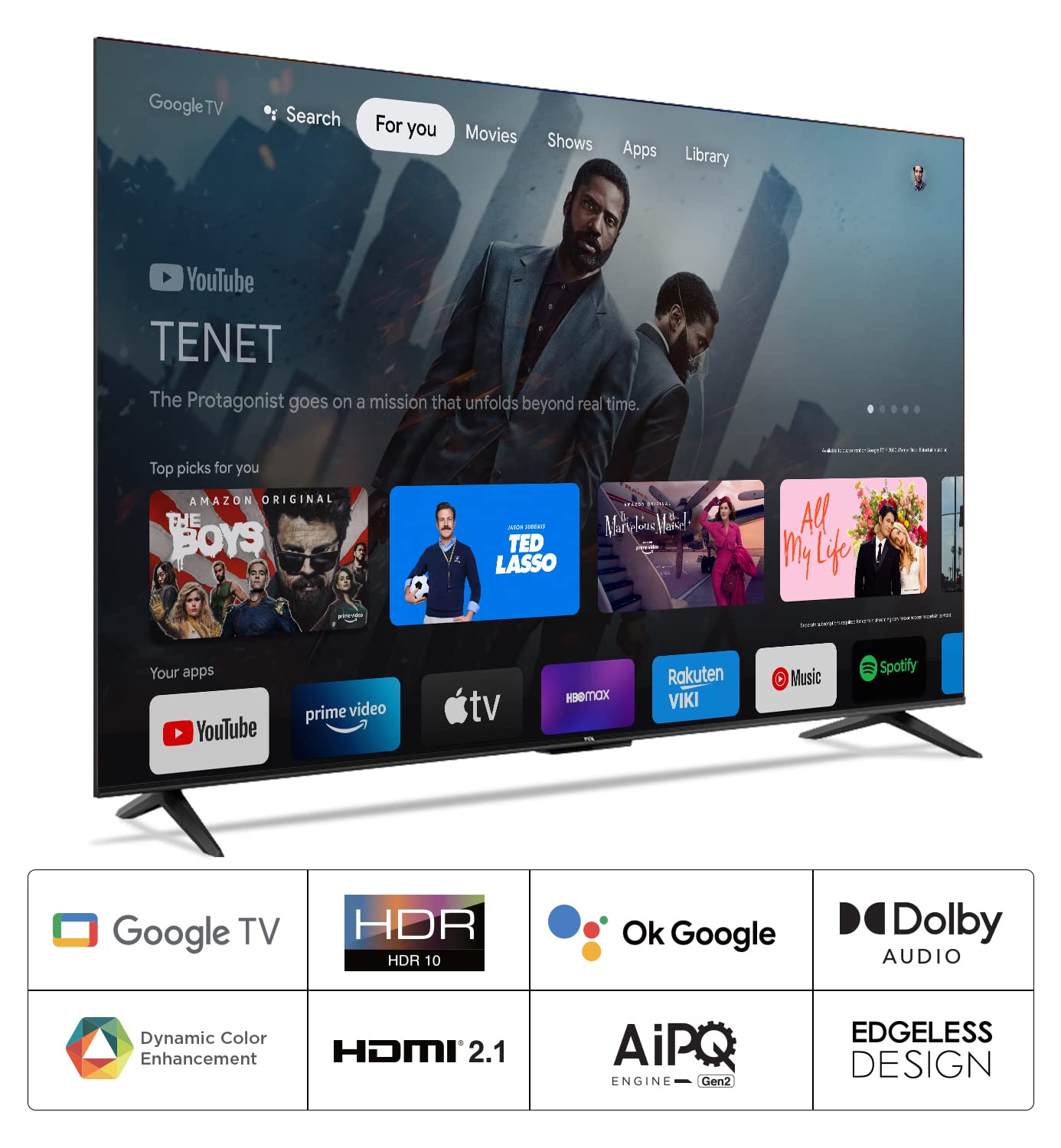 43 Inches 4K Ultra HD Smart LED Google TV (Refurbished