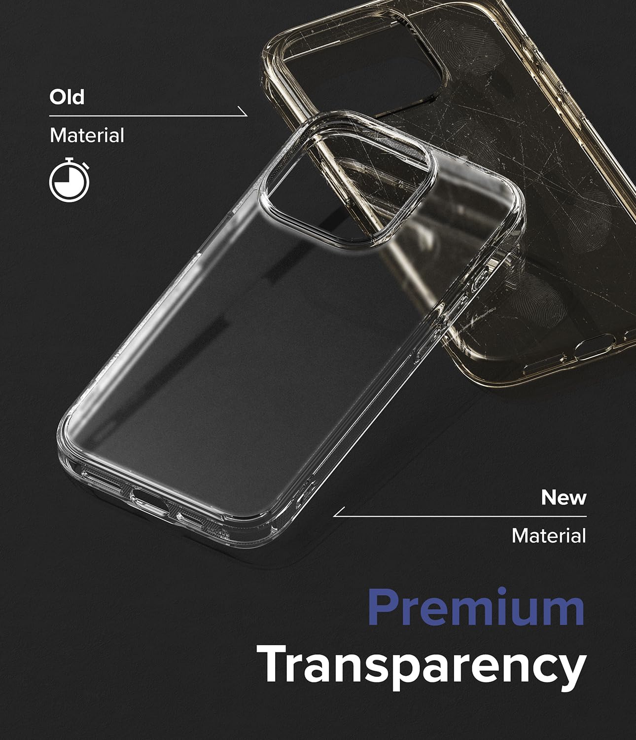 (Refurbished) Ringke iPhone 15 Pro Back Cover case Fusion - Matte Clear