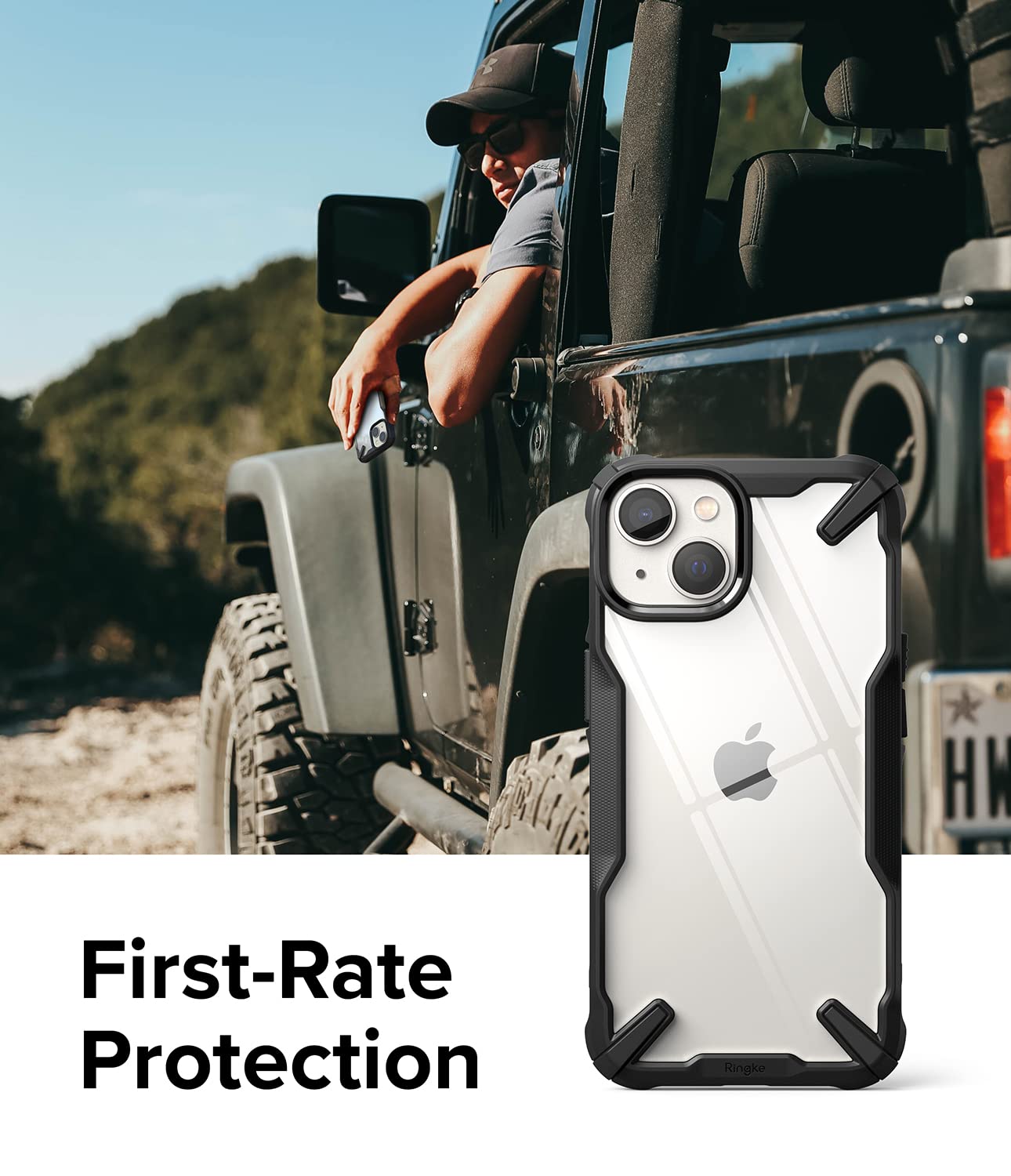 (Refurbished) Apple iPhone 14 Plus Back Cover Case | Fusion X - Black