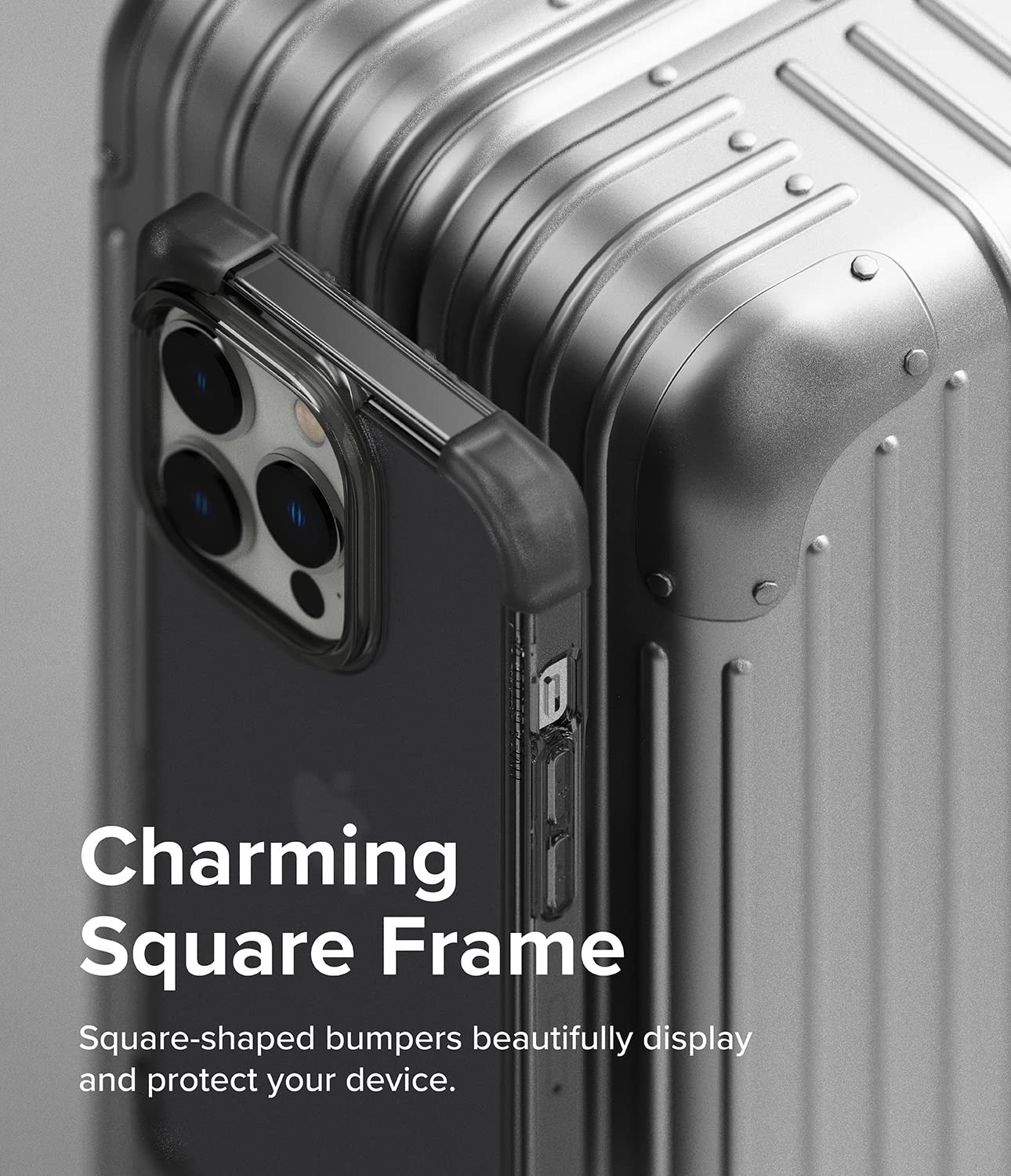 (Refurbished) Apple iPhone 14 Pro Back Cover Case | Fusion Bumper - Clear Black