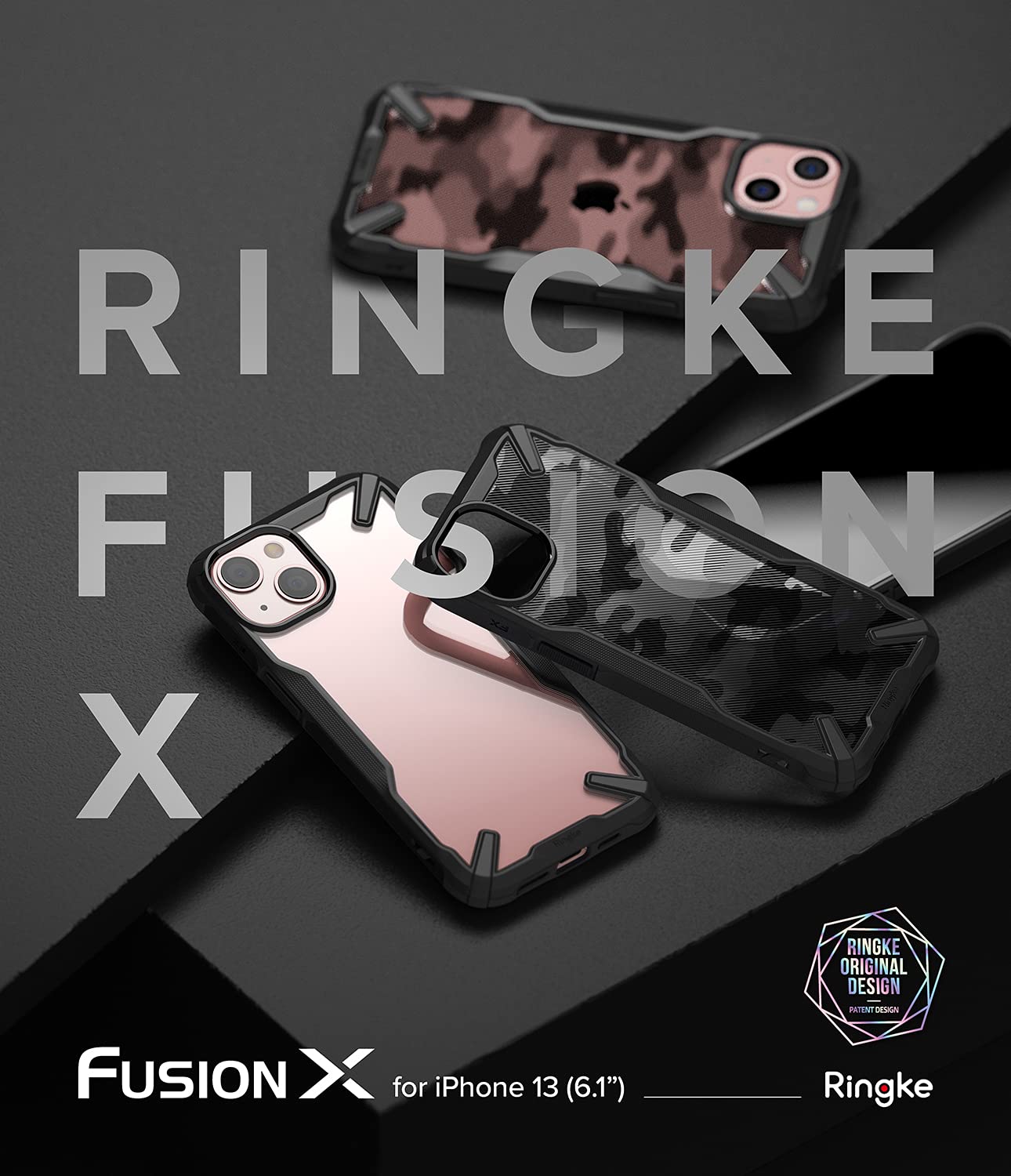 (Refurbished) Apple iPhone 13 Fusion X Black