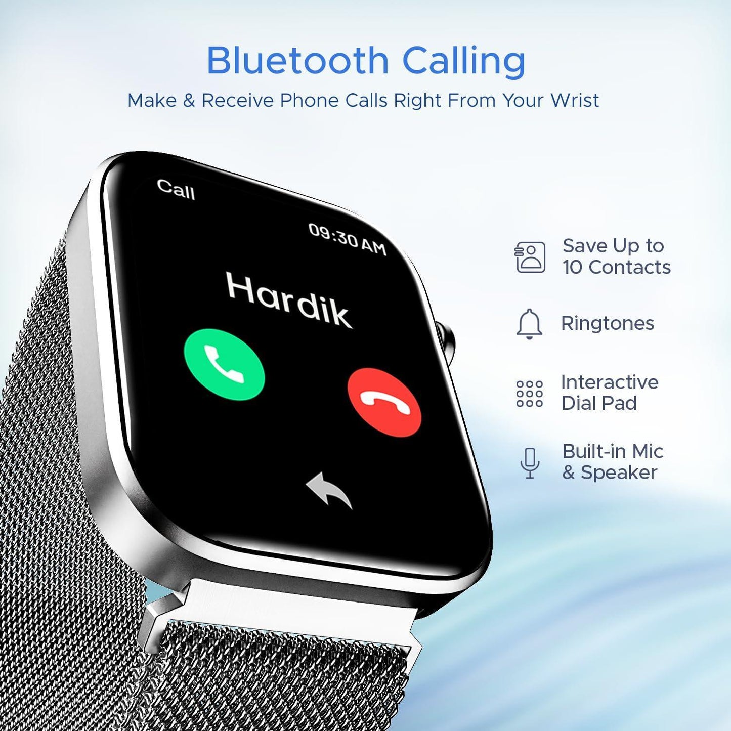 boAt Wave Call 2 with 1.83" HD Display, Advanced BT Calling, DIY Watch Face Studio, Coins, 700+Active Modes, Live Cricket Scores, Smart Watch for Men & Women(Silver Metal)