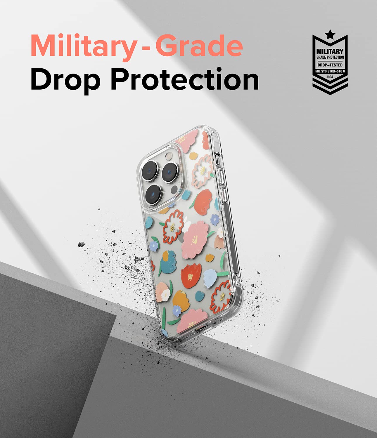 (Refurbished) Apple iPhone 14 Pro Max Back Cover Case | Fusion Design - Dry Flowers