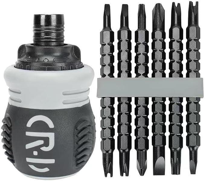 13-in-1 Screwdriver Set with 6 Dual-head Screwdriver Bits