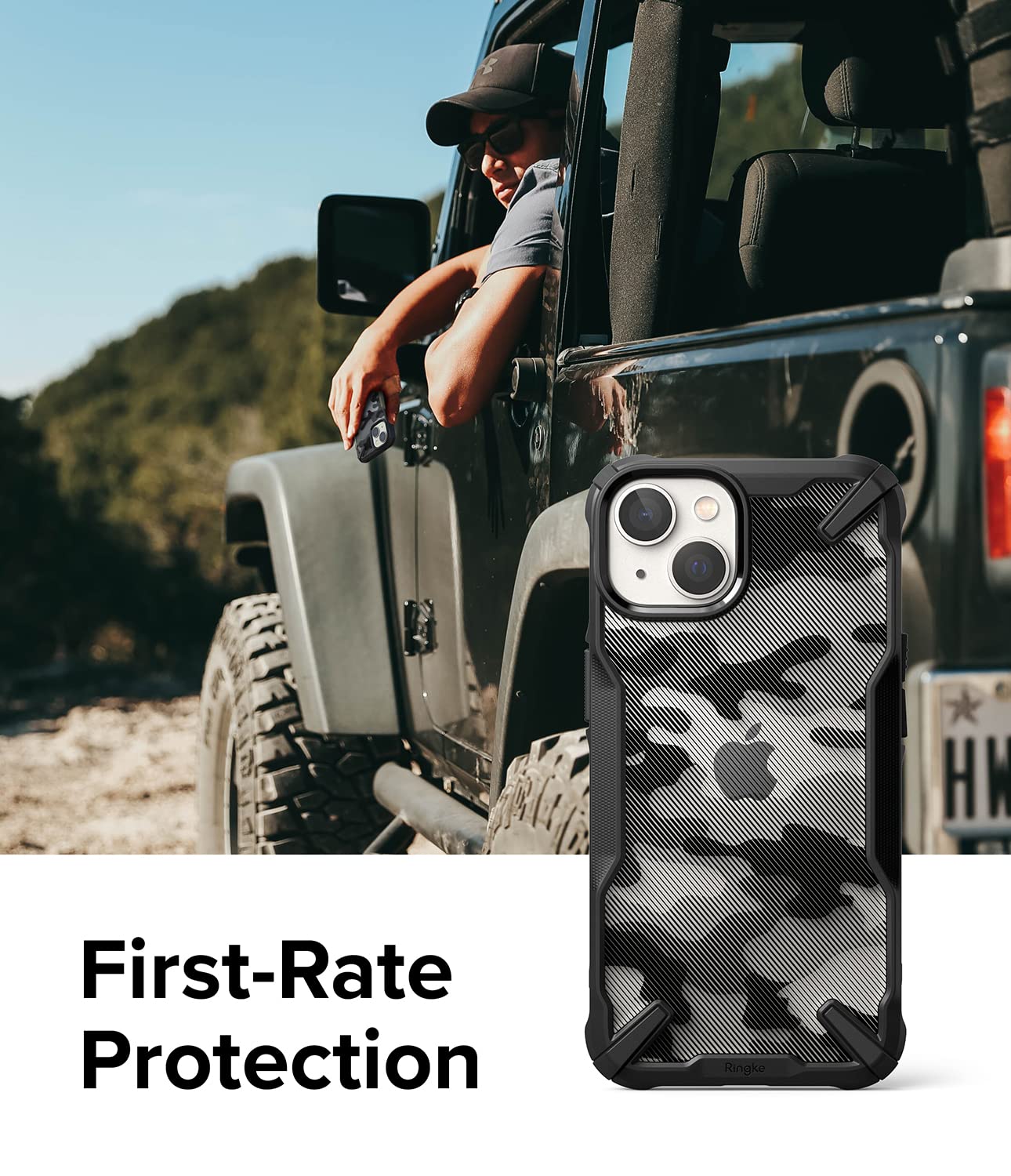 (Refurbished) Apple iPhone 14 Fusion X- Camo Black