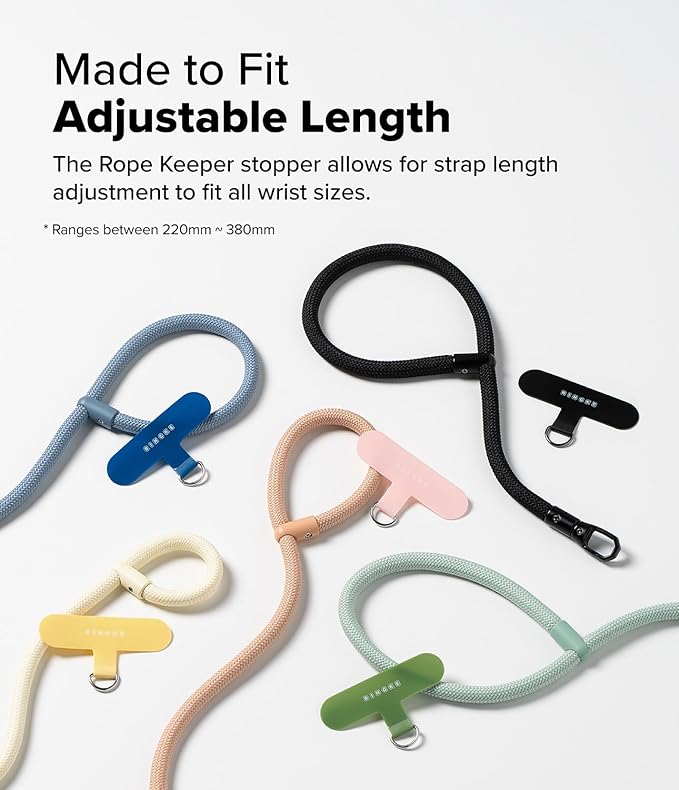 Holder Link Flow Adjustable Hand P-Type Strap with Patch - Mute Mint