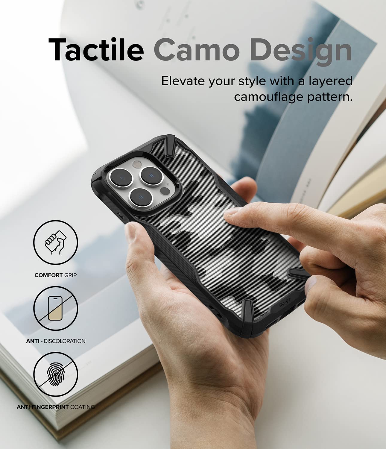 (Refurbished) Apple iPhone 14 Pro Max Fusion X- Camo Black