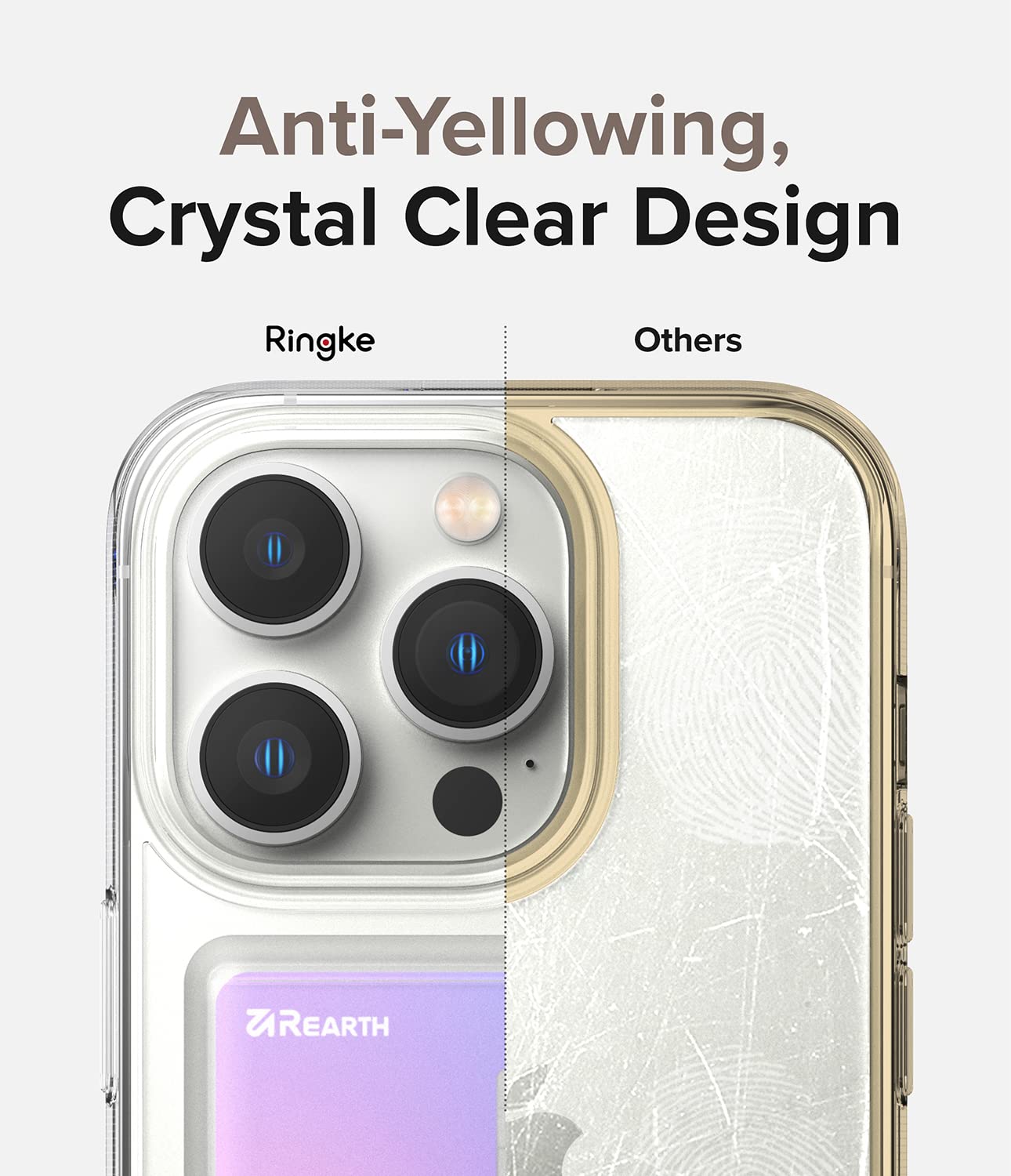 (Refurbished) Apple iPhone 14 Pro Back Cover Case | Fusion Card - Clear