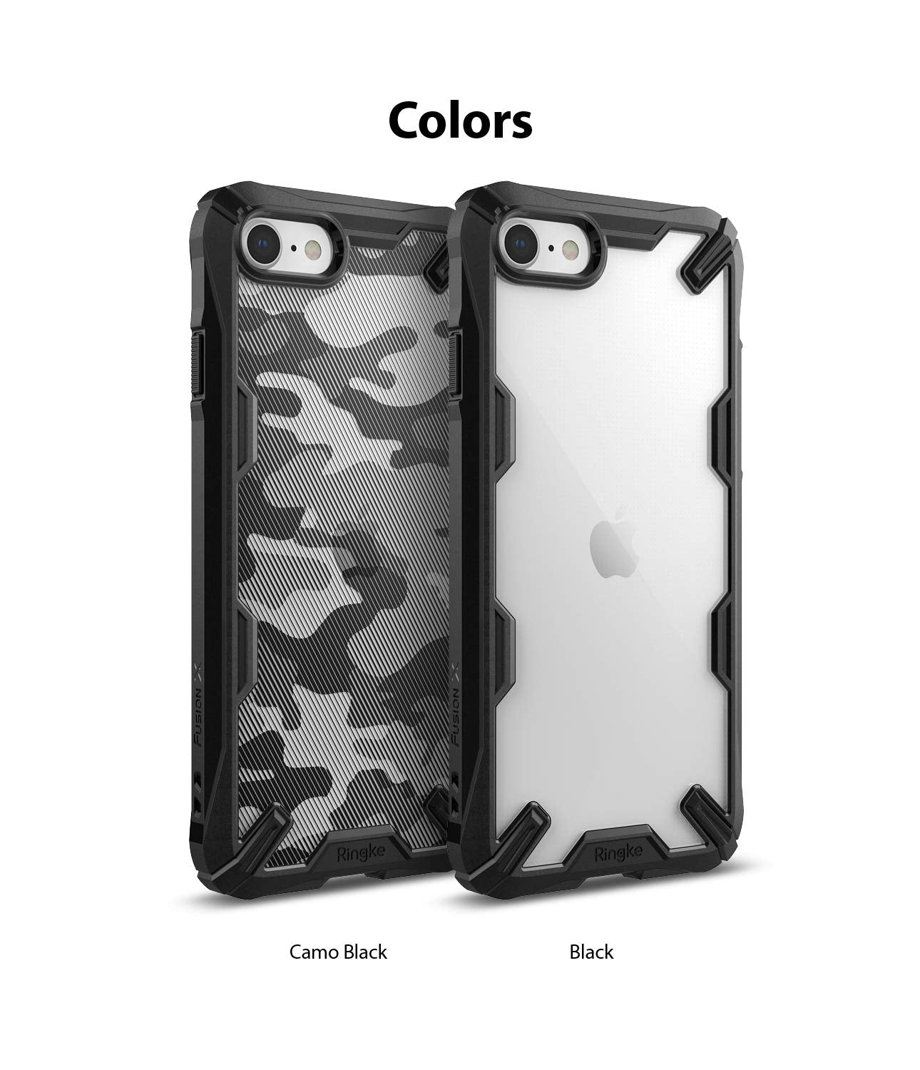 (Refurbished) Apple iPhone SE (2nd generation) Fusion X Design Camo Black