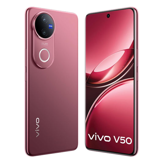 Vivo V50 5G (Rose Red, 8GB RAM, 128GB Storage) Refurbished
