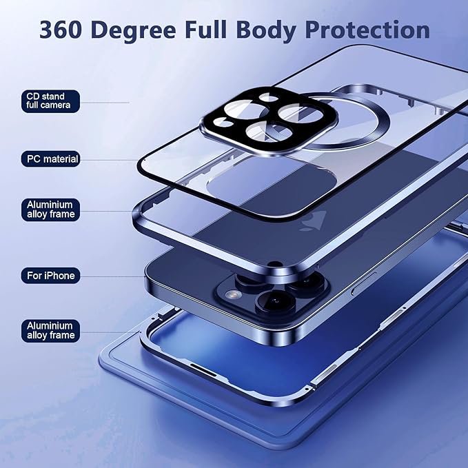 Classy Translucent MagSafe Frame Case- iPhone