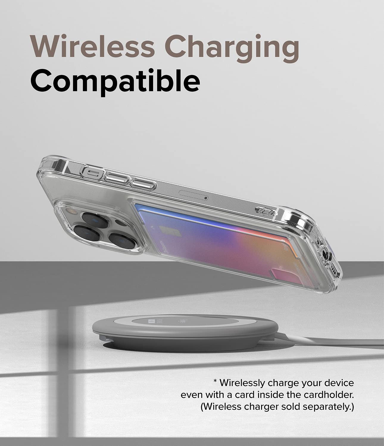 (Refurbished) Apple iPhone 14 Pro Back Cover Case | Fusion Card - Clear