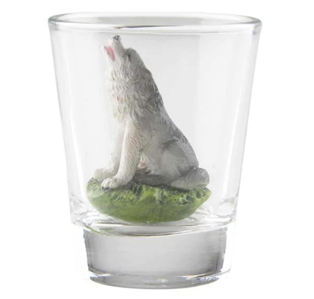 WOLF DECORATIVE SHOT GLASS