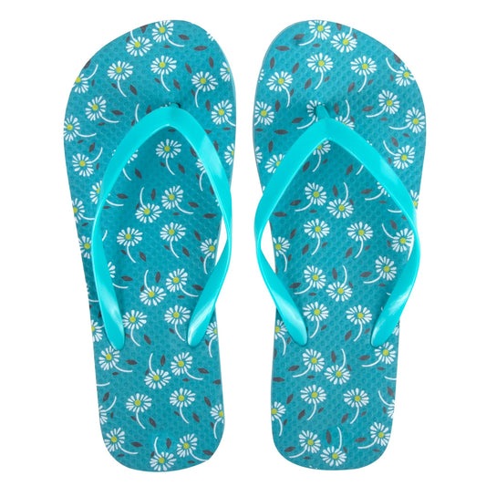Women's Floral Flip Flops Wholesale - Assorted