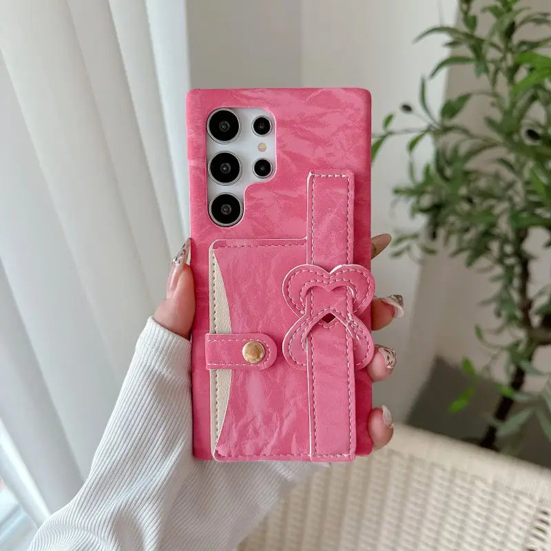 Trendy Texture Card Slot Case - Samsung