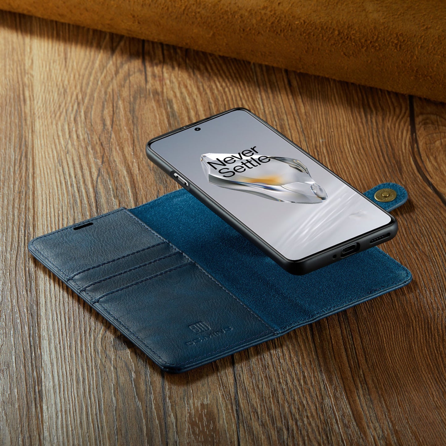 Pristine Detachable Leather Wallet Case - OnePlus