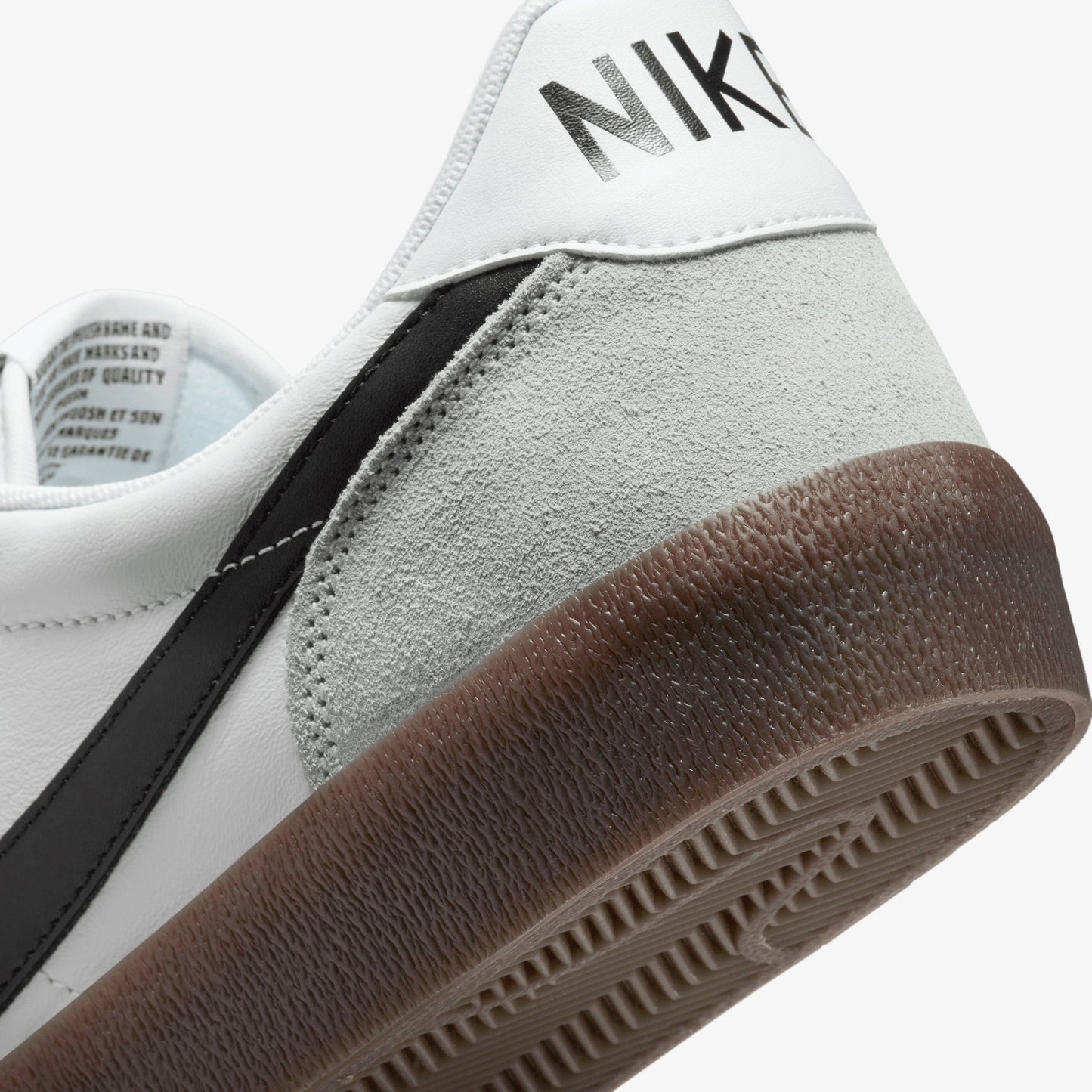 NIKE | KILLSHOT 2 LEATHER { WHITE/BLACK-LIGHT SILVER-GUM DARK BROWN