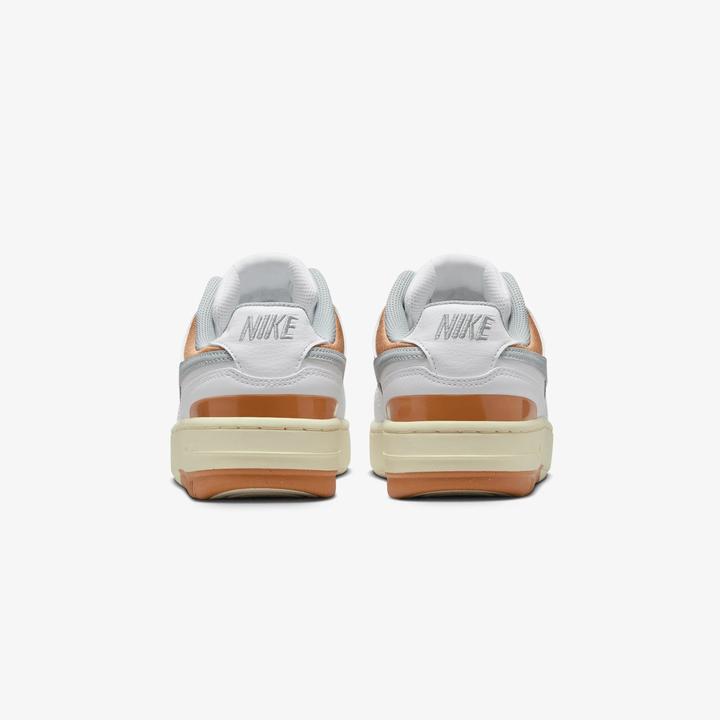 NIKE | GAMMA FORCE { WHITE/LIGHT PUMICE-FLAX-COCONUT MILK