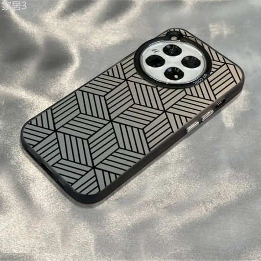 Chic Lines Pattern Soft Silicone Case - OnePlus
