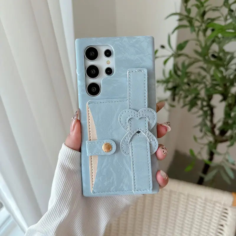 Trendy Texture Card Slot Case - Samsung