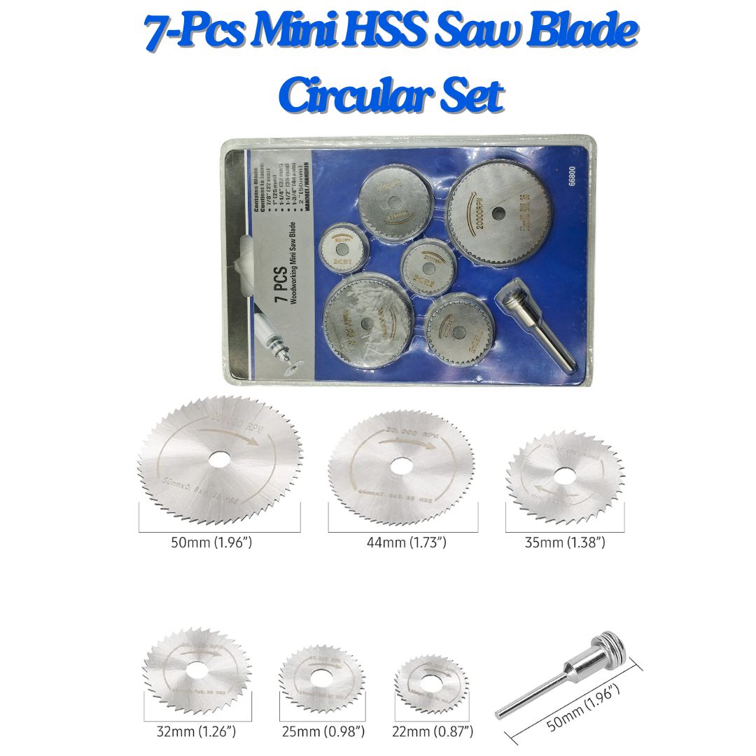 Mini HSS Saw Blade Circular Set