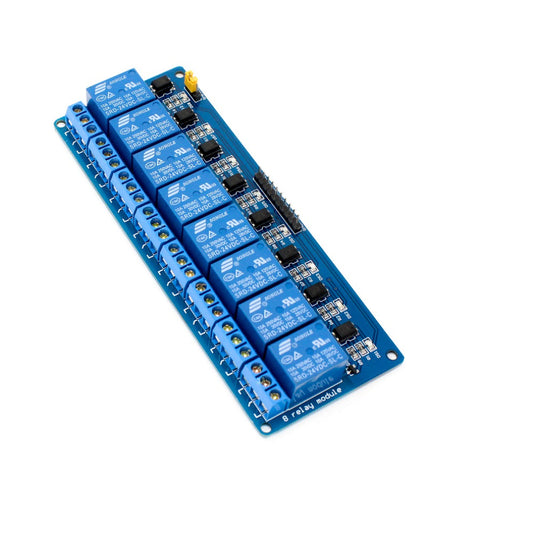 24V 8 Channel Isolated Relay Module optocoupler (with Light Coupling)