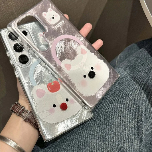 Sweet Heart Melting Puppy Eyes Case- Samsung