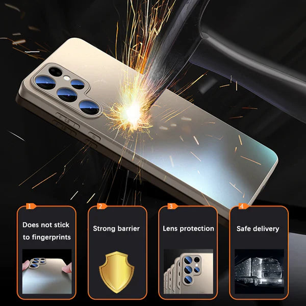 Frosted Glass Ice Veil Armor Case - Samsung