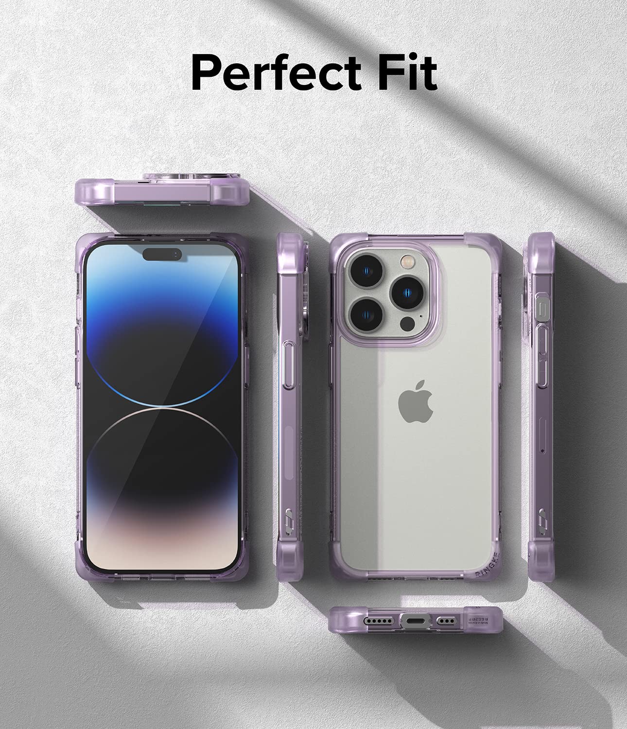 (Refurbished) Apple iPhone 14 pro Fusion Bumper - Clear Purple