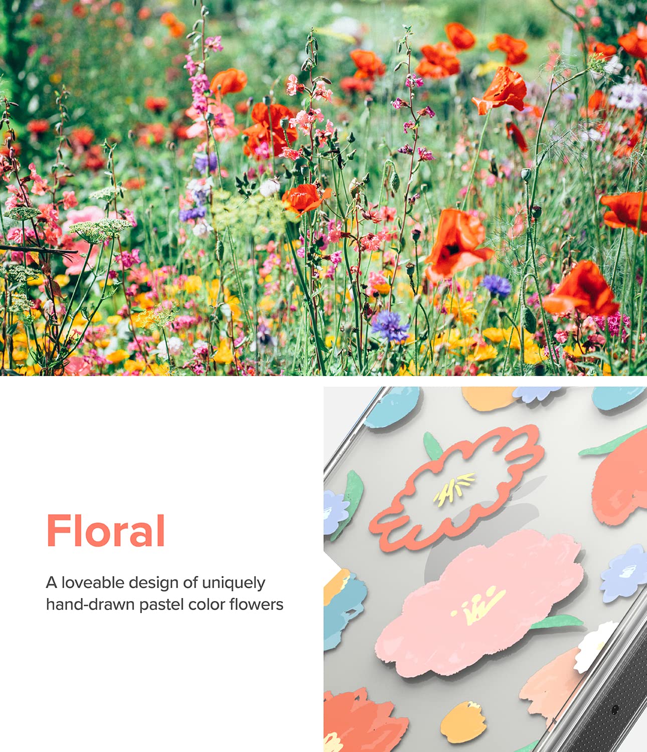 (Refurbished) Apple iPhone 14 Pro Max Back Cover Case | Fusion Design - Dry Flowers
