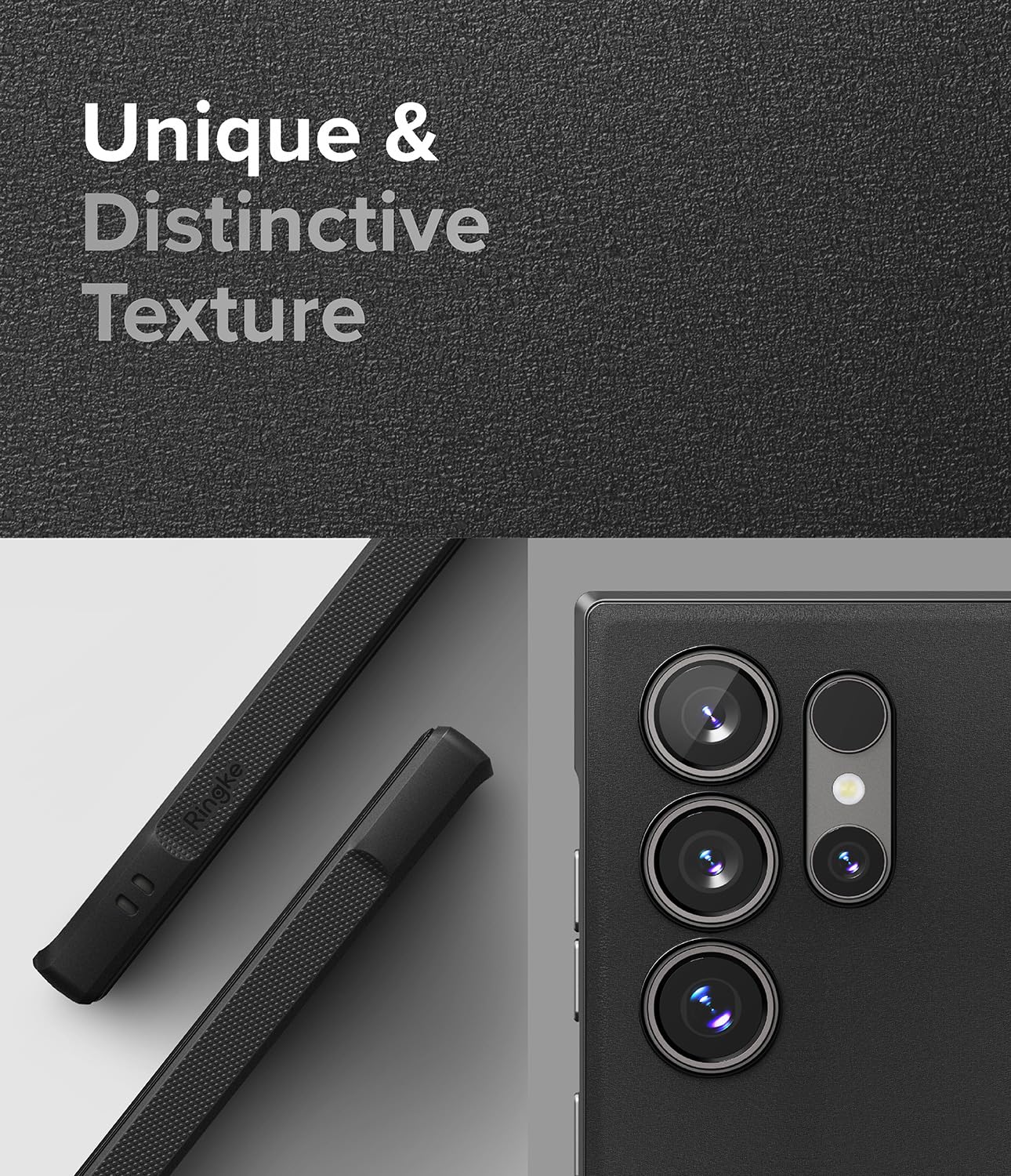 (Refurbished) Ringke Samsung Galaxy S24 Ultra Back cover Case Onyx Magnetic - Black