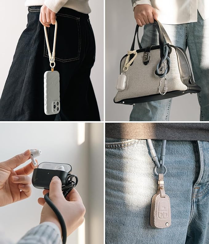 Holder Link Flow Durable Hand U-Type Strap with Patch - Urban Blue