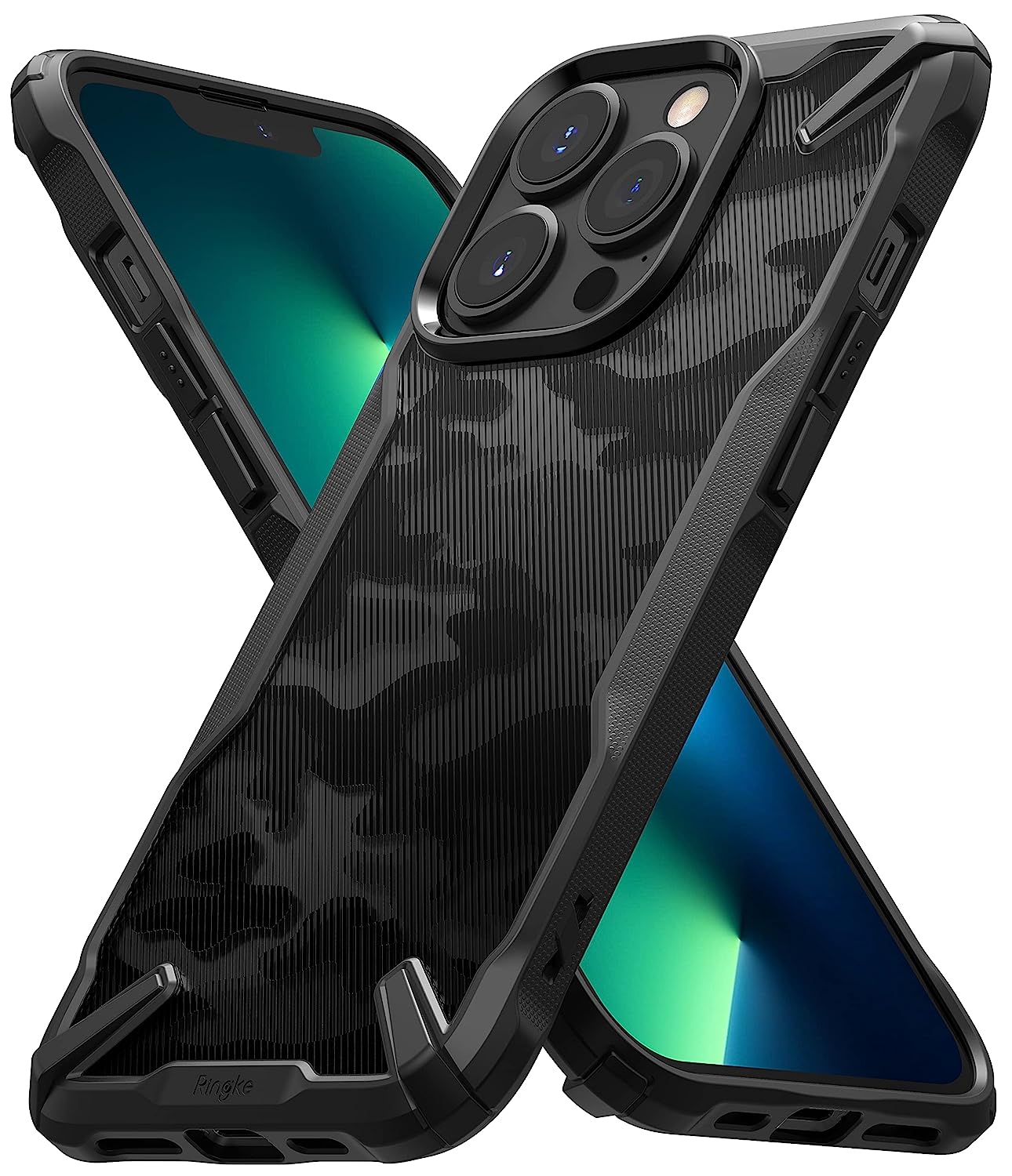 (Refurbished) Apple iPhone 13 Pro Fusion X Design Camo Black