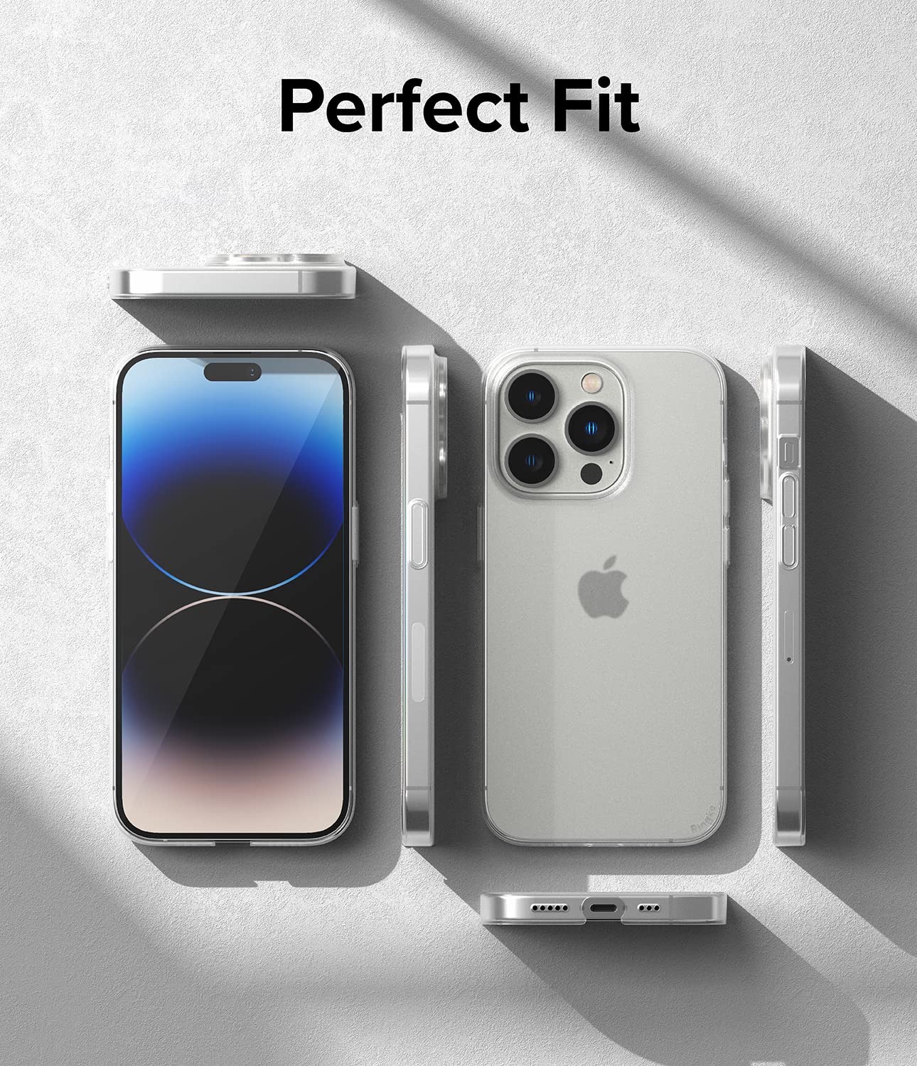 (Refurbished) Apple iPhone 14 Pro Back Cover Case | Slim - Matte Clear