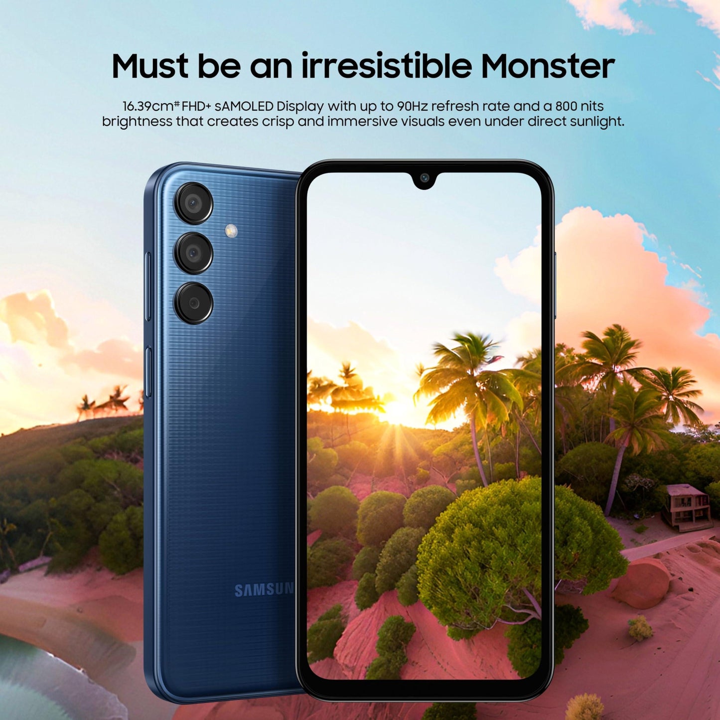 Samsung Galaxy M15 5G Prime Edition (Celestial Blue,4GB RAM,128GB Storage) Refurbished
