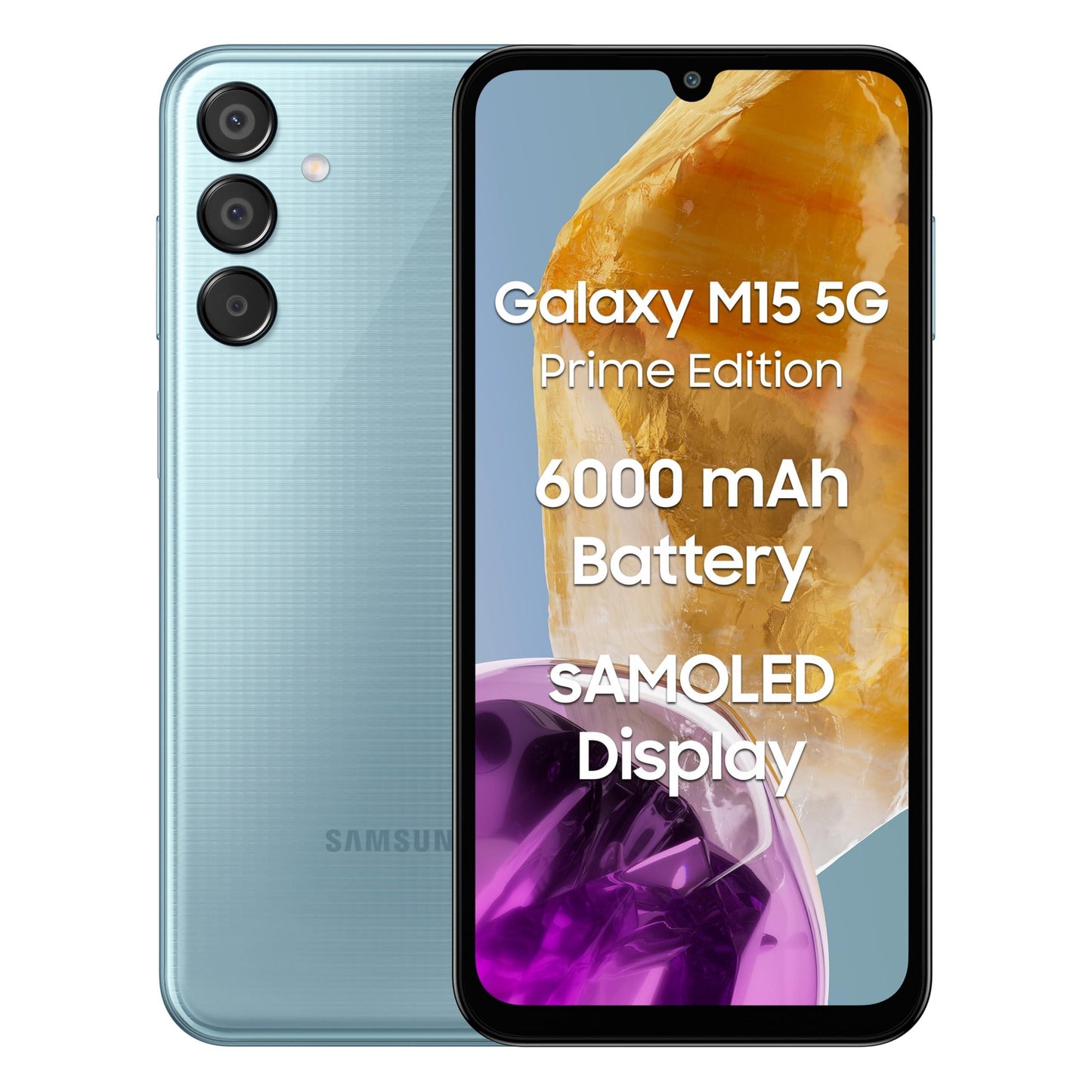 Samsung Galaxy M15 5G Prime Edition (Celestial Blue,4GB RAM,128GB Storage) Refurbished