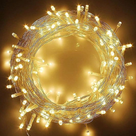 warm-white Color LED Diwali light 15Meter