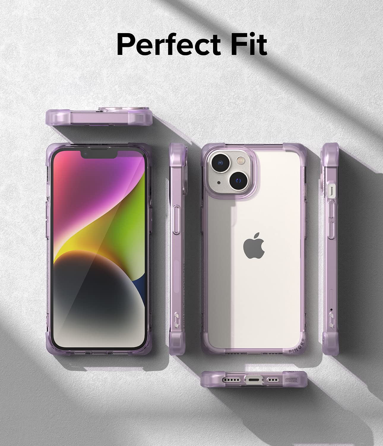 (Refurbished) Apple iPhone 14 Fusion Bumper - Clear Purple