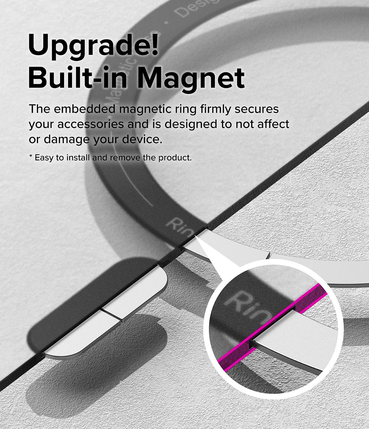(Refurbished) Ringke OnePlus 12 Back Cover Case Fusion-X Magnetic Matte - Matte Black