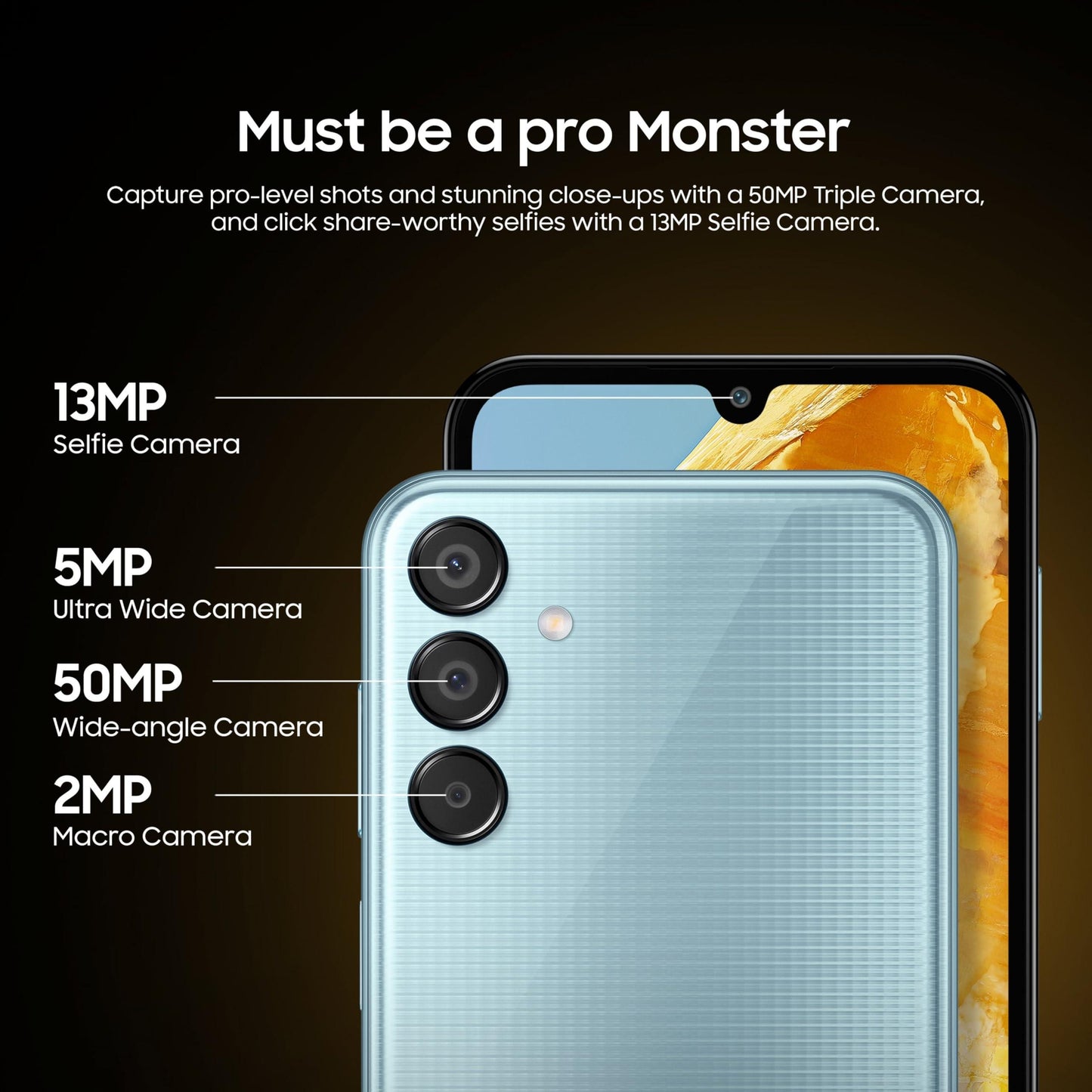 Samsung Galaxy M15 5G Prime Edition (Celestial Blue,4GB RAM,128GB Storage) Refurbished