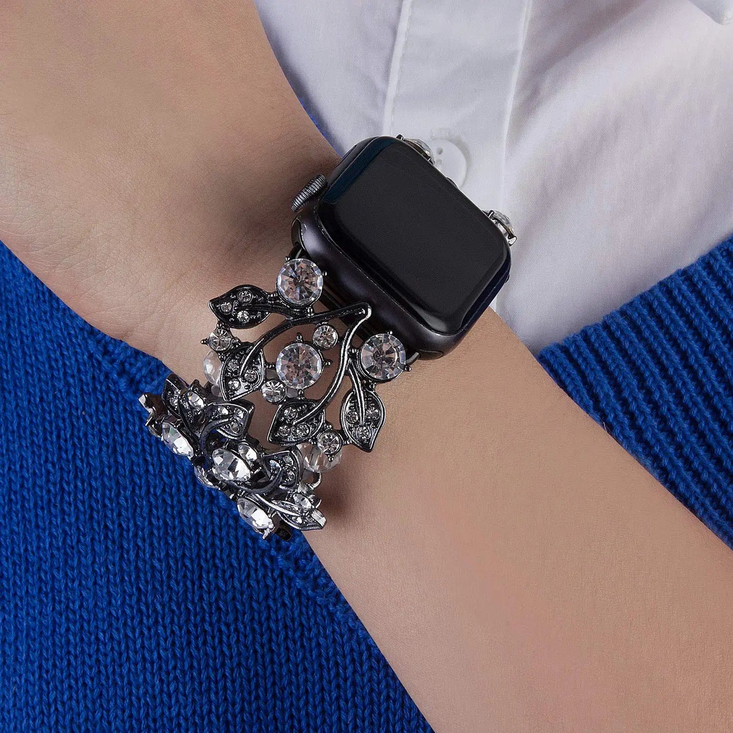 Elegant Rhinestone Bracelet Band for Apple Watch