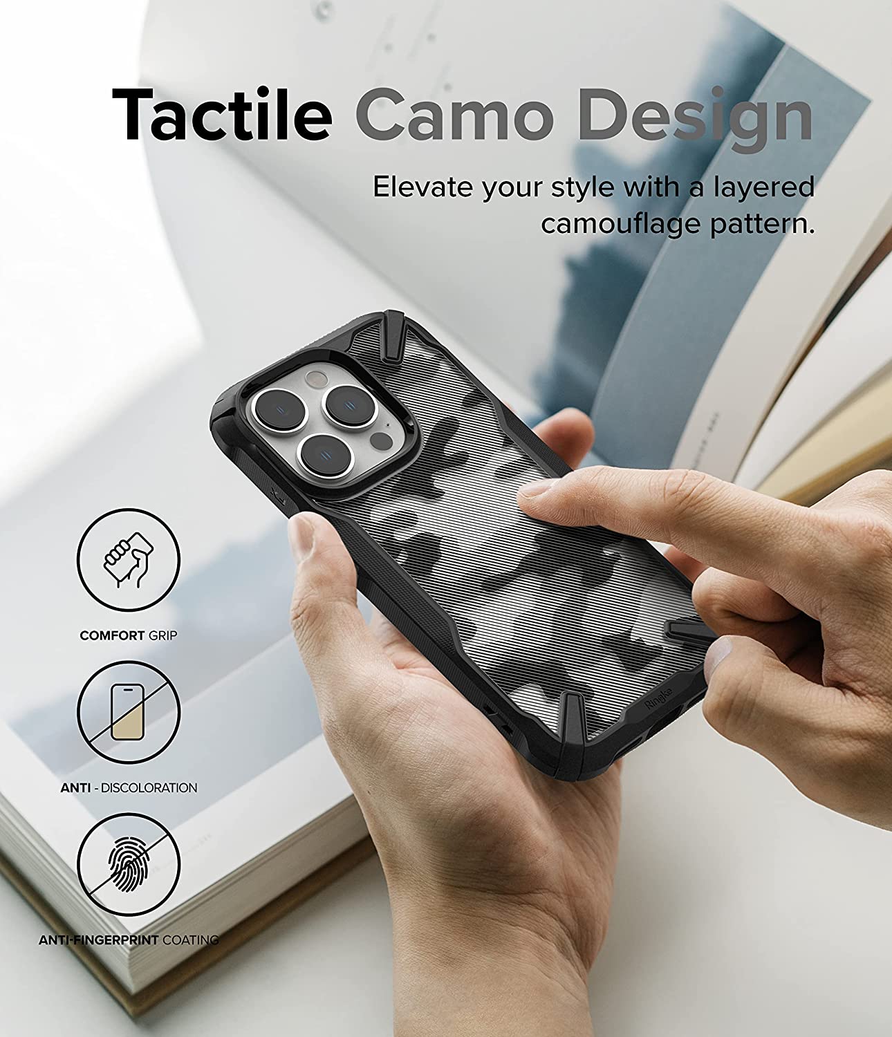 (Refurbished) Apple iPhone 14 Pro Fusion X- Camo Black
