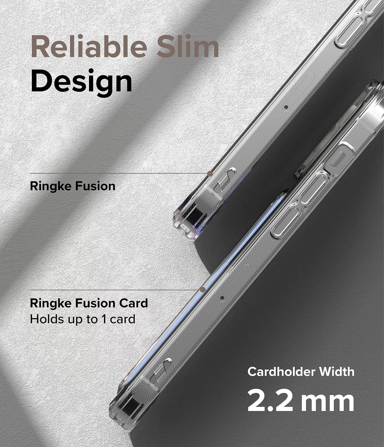 (Refurbished) Apple iPhone 14 Pro Back Cover Case | Fusion Card - Clear